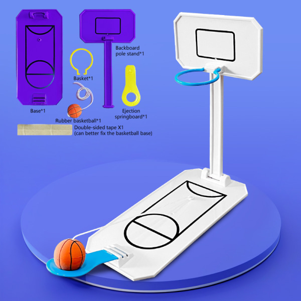Fingerspiss Basketball Shooting Toy Mini Desktop Board Sports Gam White