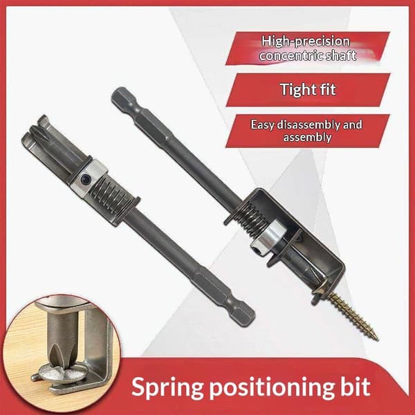 Fjäderbelastad skruvhållare borr Anti Drop Bit Fixing Clamp A1