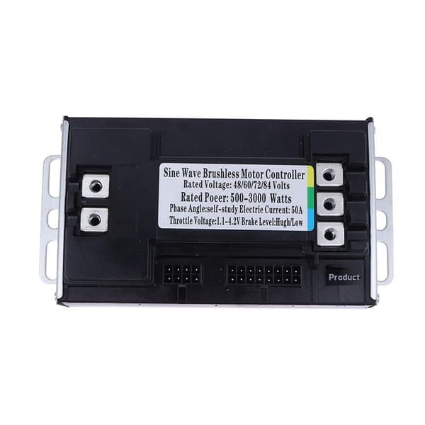 Tre-tilstands sinusbølgecontroller 60/64/72V 500/3000/1500W E-cykel Black