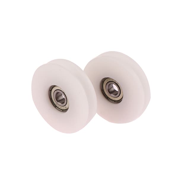 8*50*12MM U Spår Rullstyrhjul POM Nylon Spår Wire Rop 5MM