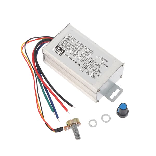 Trinnløs DC Motor PWM Hastighetskontroller DC9-60V 20A Motorpuls