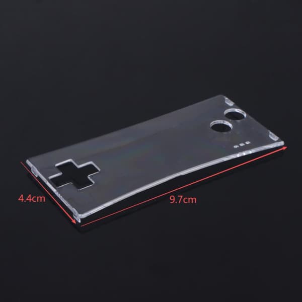 Til GameBoy Micro Transparent Klar Front Faceplate Cover Prote