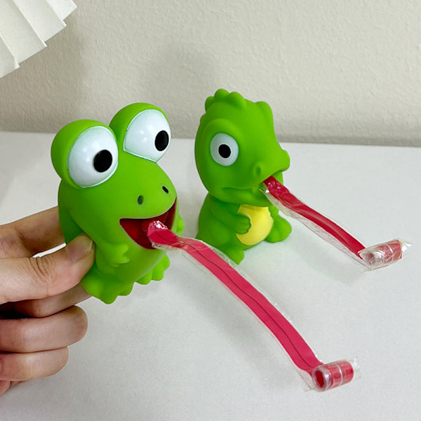 Barn Kreativa Dekompressionsleksaker Nyp Frö  Sticking Tongu A