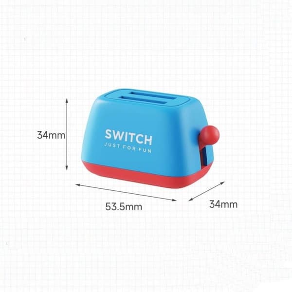 1 stk. spilkortetui til Nintendo Switch Lite/OLED brødristeropbevaring Red
