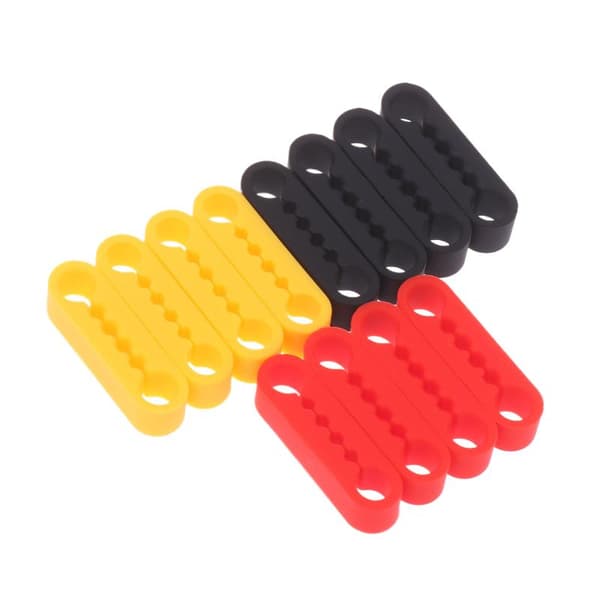 Bildörrlås Silikonskydd Absorberande Dynor Dörrlås Spärrskydd Red 1Set