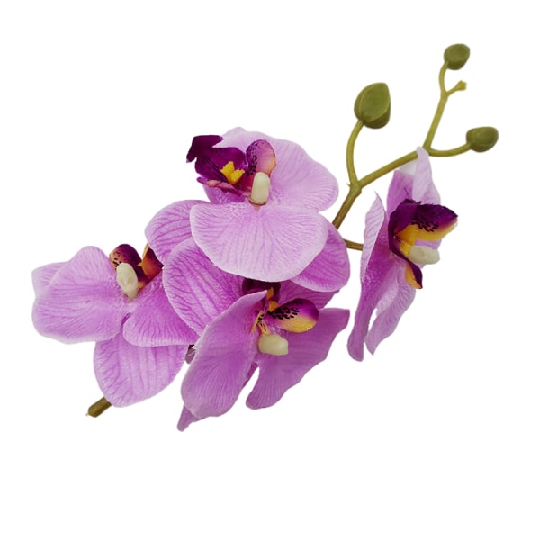 1 Stk Mote Blomster Hårklemmer Kvinner Bohemia Brude Orchid Hai Light purple