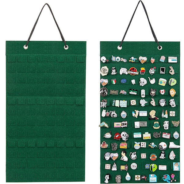 Øredobber Hengende Organizer Vegg Øredobber Holder Myk Filt Hanger C-40X76CM