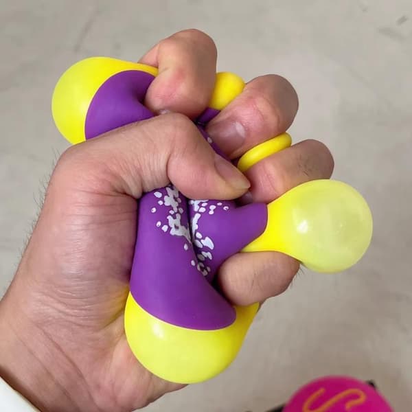 e Donutformad Squishy Kub Anti-TPR Leksaksgåvor Blue
