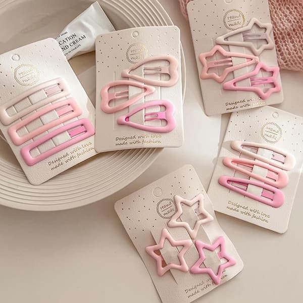 3stk/sett Hårnåler For Dame Jenter Star BB Hårspenner Pin Mini n A2