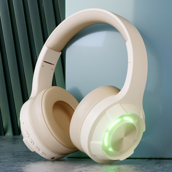 T1 Bluetooth Headset Trådløst lysemitterende Headset Subwoofer white