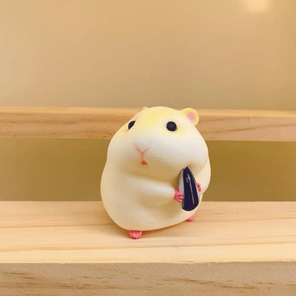e Tecknad hamster PVC-docka dekoration Prydnadsföremål för bilinstrumentbräda A A2