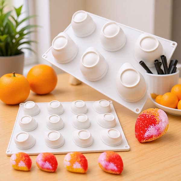 3D Silikone Bageforme til Kager Mango Silikoneform til Bagning C