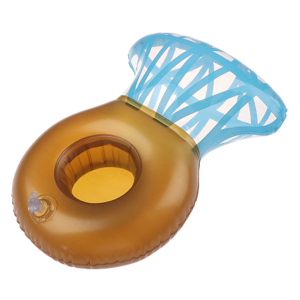 1PC Diamond Ring Oppblåsbar Drikkeholder Svømmebasseng Drikke Ho
