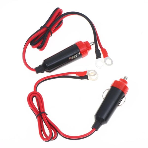 1 stk kraftig 30A hanstik cigarettænderadapter strømforsyningskabel A1 50CM