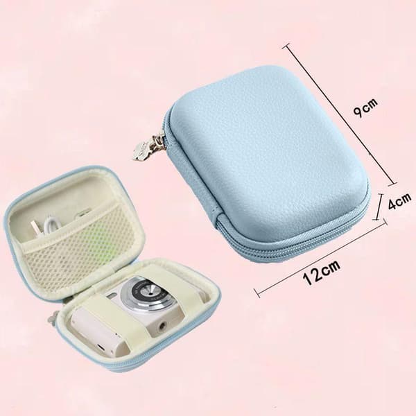 1 st digital kameraväska för mini CCD-kameror med resefodral White