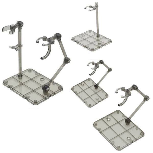 1Sett Handling Figur Base Passende skjermstativbrakett Transparent