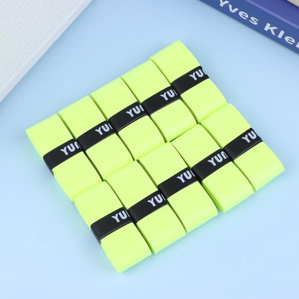 10 stk. absorberende klæbrig tennisracket overgreb skridsikkert greb Fluorescence green