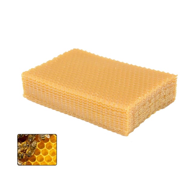 10 kpl keltaisia hunajakennopohjaisia mehiläispesän vahakehykset