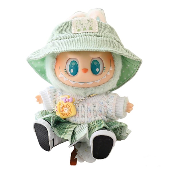 5 Kläder för Labubu Dockor Tillbehör Stilfull Kawaii Ou A2