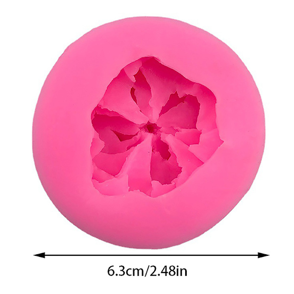 1 stk. Blomsterform DIY Gips Resin Art Blød Silikone Fondant Ch
