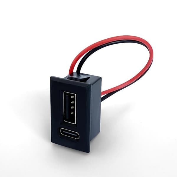 USB Type-C naarasliittimen lampun latausvirtaliitin C-tyypillä 1pc