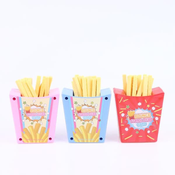 Morsom simuleringspommes frites prankleke foreldre-barn interaksjon skrivebord Red