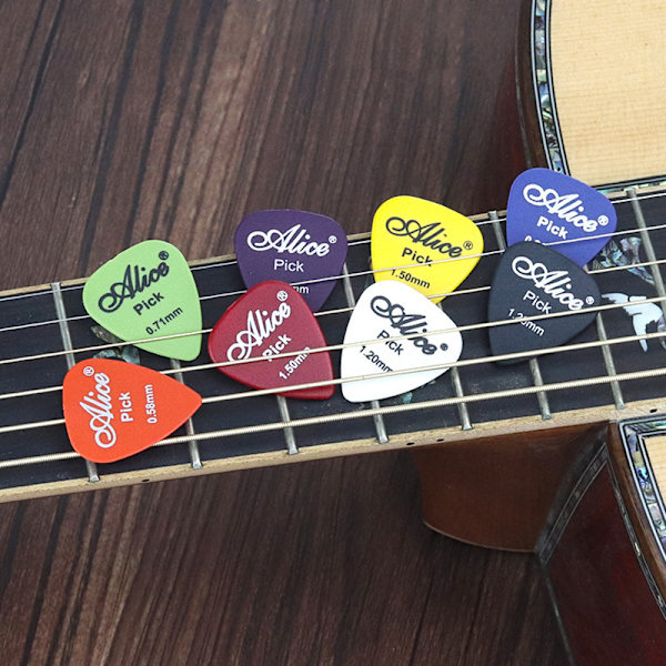 30 stk Alice Guitar Pick Skridsikker Nylon Mediator Akustisk El