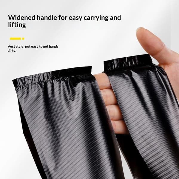 100 stk. vestplastpose husholdningsfortykket plastpose engangs A3