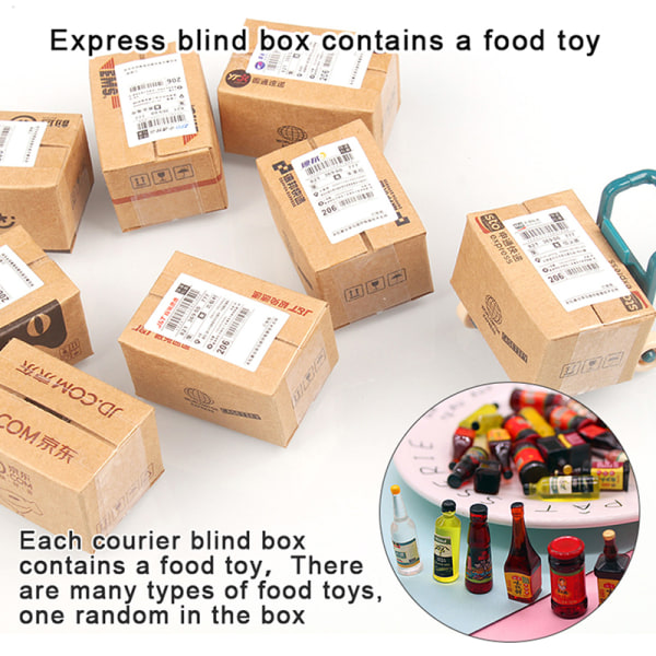 1:12 Dukkehus Miniature Express Blind Box Pakke m/ Toy Life S 1Set