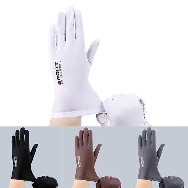 Sommarhandskar Herr Ice Silk Sun Proction Körhandske Fiske F Black
