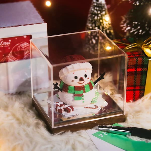 Time Piece Kalender 2026 Skrivebordskalender Med LED-lys 3D Riv-av