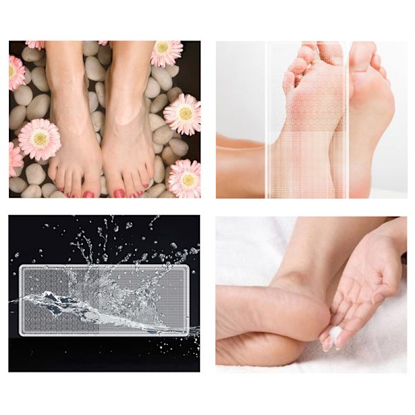 2 STK Nano Glass Fot Rasp Hæl Fil Hard Dead Skin Callus 2pcs/set