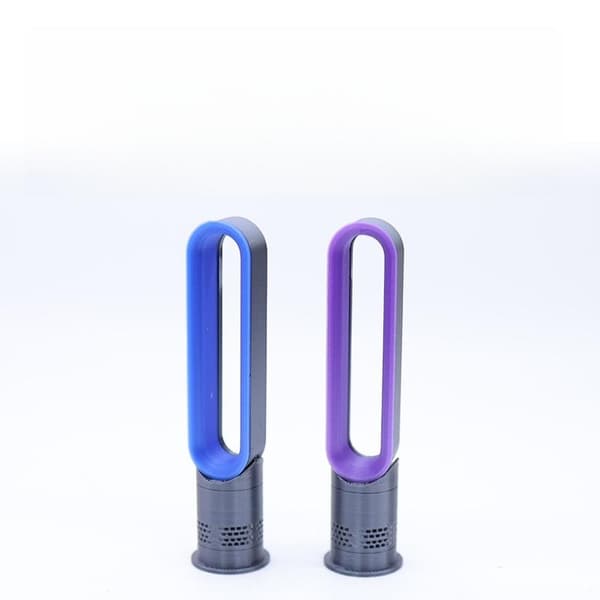 1 st 1/12 dockhus simulering mini bladlös elektrisk fläktläge Purple