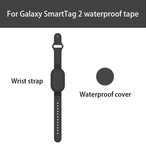 Veske til Galaxy SmartTag 2 myk silikonrem Armbånd Protec A1
