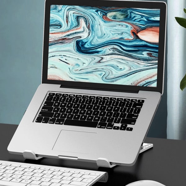 Laptop Stand Bærbar Holder Foldbar Plast til Notebook Bord A1