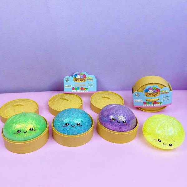 1 kpl paine-dumpling-squishies-e-värikäs pullalelu lapsille A2