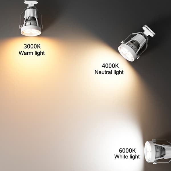 LED E27 skinnespotlight brakettbase 2-leder skinnetaklampeholder A3