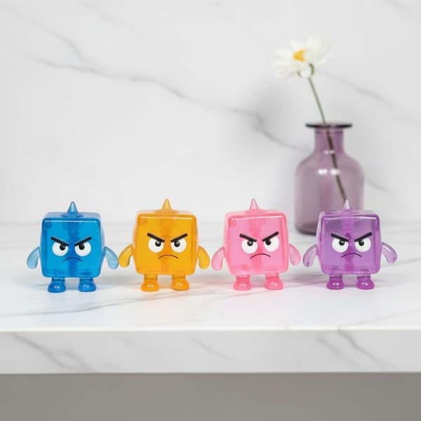 Maltoskub Monster Stressavlastande Mjuk Långsam Sensorisk Leksak Random
