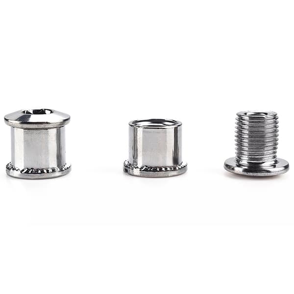 5 stk Kjede Hjul Fix Disc Bolt Mutter Kjedering Veisykkeldeler Silver C