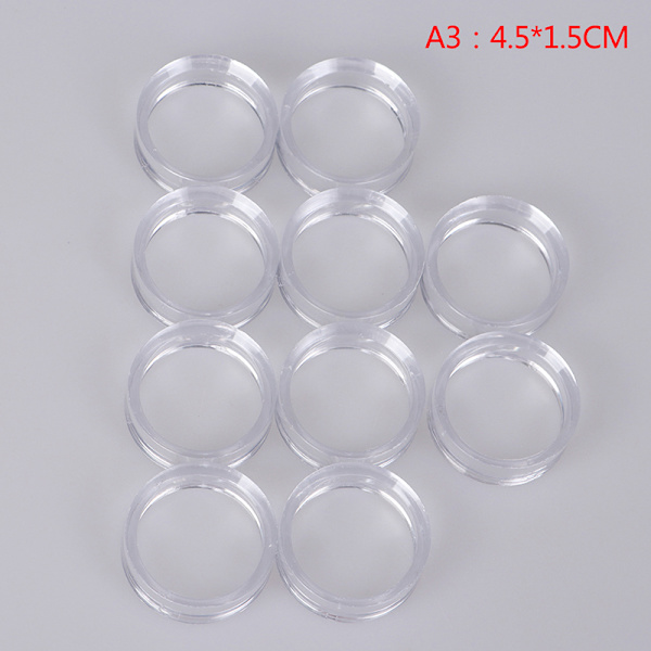 10 STK Akryl Clear Display Stand Sfære Holder For Crystal 4.5*1.5CM