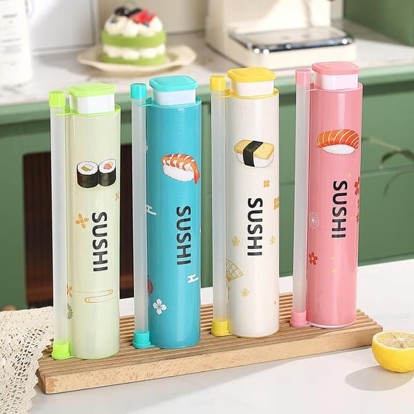 DIY Cylinder Sushi Making hine Quick Sushi Bazooka Rolled Rice A1