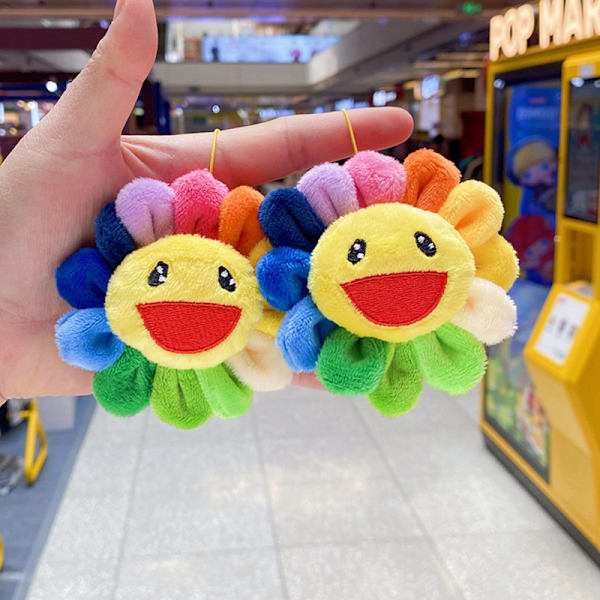 Pehmoiset avaimenperät Sun Flower auton avaimenperä rintakoru auringonkukka-avain 1pc