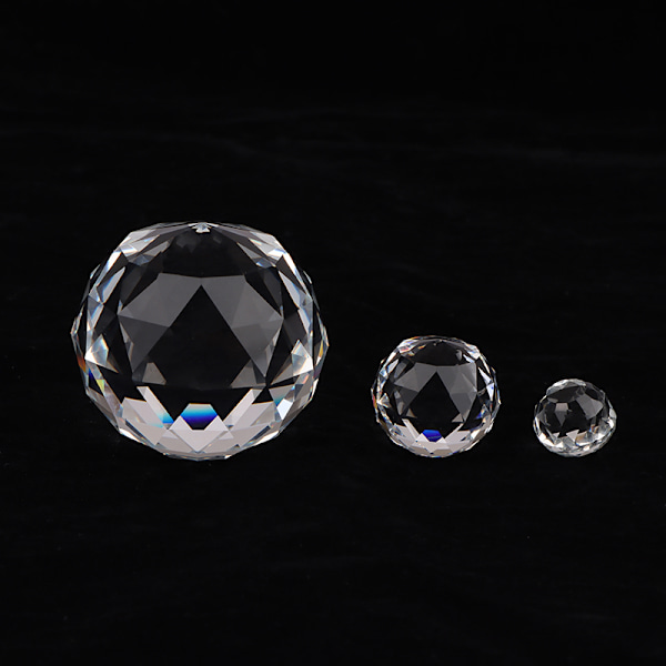 15/25/50 mm Hängande klarkristallbelysning Ball Prismor DIY Curta 15MM