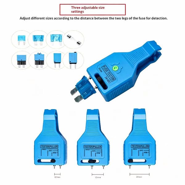 Universal Auto Bil Sikring Type Tester Checker Aftrækker Kit Fjernelse A1