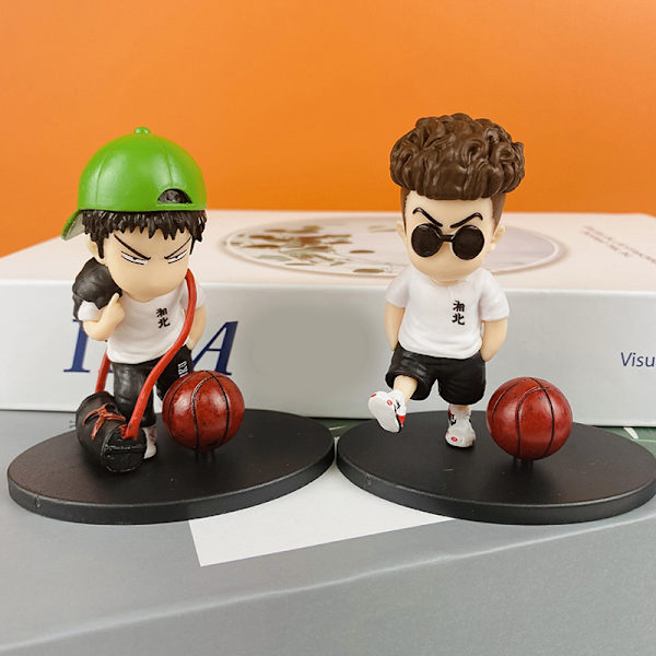 5 kpl 10 cm Anime Slam Dunk Figuuri Akagi Takenori Rukawa Action F