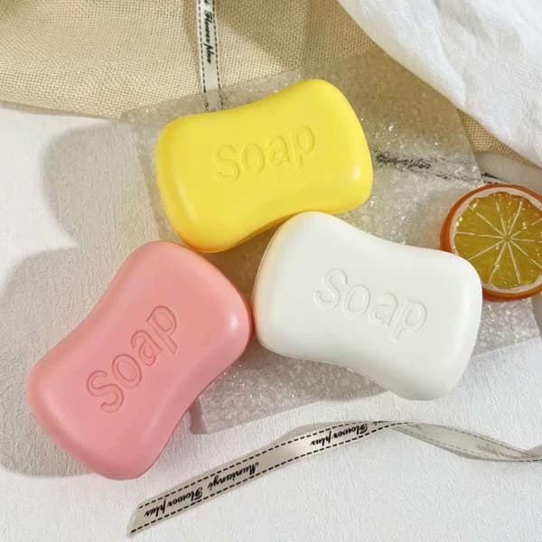 Sæbe Stressbold Fidget Legetøj Knasende Anti Stress Legetøj White