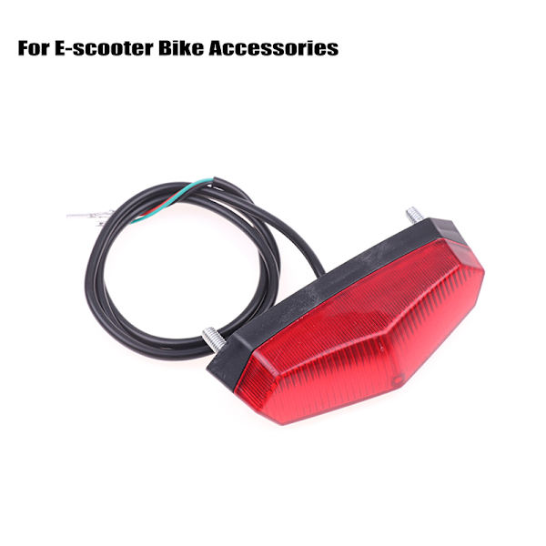 12V-80V Elsykkel LED Advarsel Baklykt For E-scooter Warni