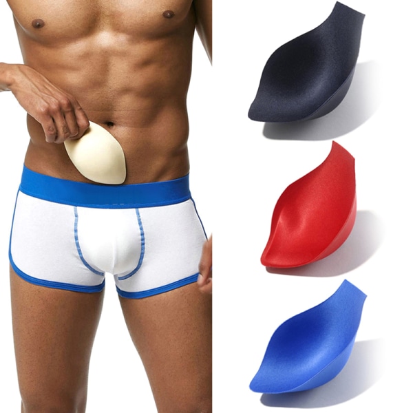 Nya män sexiga trosor Pad Enhancer Cup Insert för badkläder Under A4