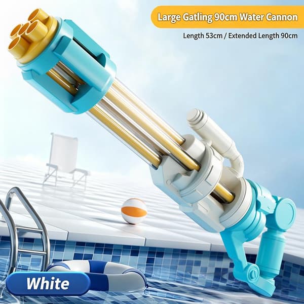 Gatling Vand Træk Ud Vand Soaker Blaster Til Pool Strand Udendørs A1