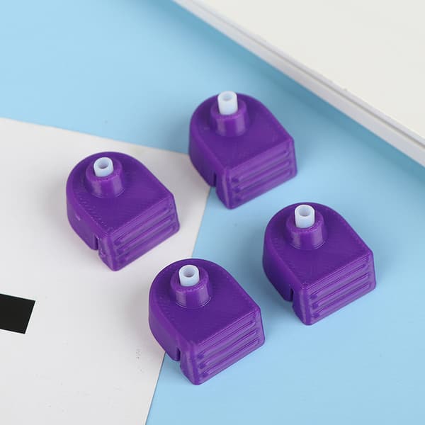 4 stk for P2S H2D AMS 2 Pro Feed Port Protector 3D-skriveroppgradering Purple